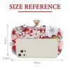 Lanpet Women Clutches Flower Evening Handbag Chain Strap Shoulder Bag