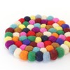 Trivet Felt Ball Colorful