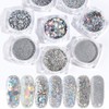 8 box set laser holo glitter glitter parts powder nail