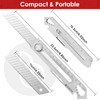 BIBURY 2 Pack Mutipurpose Utility Knife, Heave Duty Full Stainless