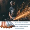2PCS 99.995% Pure Copper Zinc Rods 3/8"(10mm) Dia 4"(102mm) Length