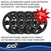 Coast to Coast 18" - 6 Spokes, Black or Chrome