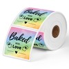 Phomeo 50x50mm Labels Rainbow Pattern 500pcs/Roll Phomemo 2" Round Rainbow