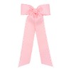 Wee Ones Girls Grosgrain Bowtie with Matching Moonstitch Edge, Knot