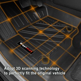 Custom Floor Mats Cargo Liner and Backrest Mat for 2018-2025 Ford Expedition Max/Lincoln Navigator L 8 Seat Accessories TPE All Weather (Only for Max and L 8 Seater)