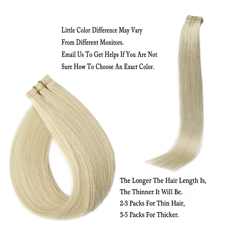 Aison Tape in Brazilian Human Hair Extensions Remy Human Hair