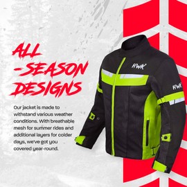 HWK XX-LARGE/GREEN - Motorcycle Jacket - Motorcycle Gear