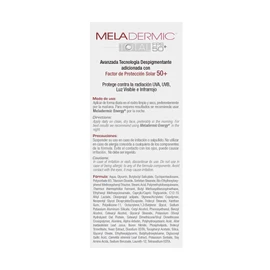 Meladermic Total I Suero despigmentante con Protector Solar +50 I Proporciona la luminosidad que le falta a tu piel I El combo perfecto: Protege tu piel del sol a la vez que unifica el tono de piel provocado por las manchas, 30g.