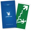 Pubblimania Staircase Ascent Left Emergency Exit | Aluminium Composite Sign