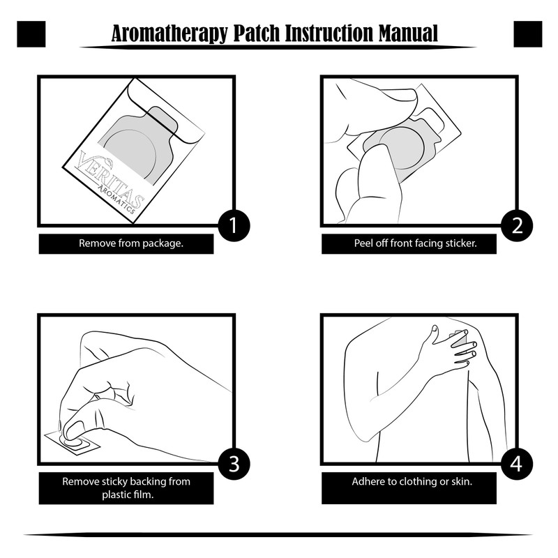 Veritas Aromatics Serenity Aromatherapy Patch (Serenity)- 6 Pk