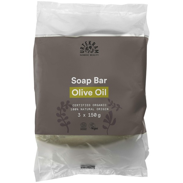 Urtekram Olive Oil Hand Soap Organic, Nutritious and Nourishing, 3 x 150 g