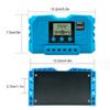 Solar Charge Controller LCD Display 12V 24V Dual USB Port