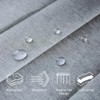 Icegrey Shower Curtain Foldable Magnetic Waterproof with Hooks, Splashproof, Accordion