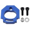 Micro Traders 1Set Blue Aluminum Adjustable Motor Mount with Shim