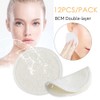 Set of 12 make-up removal pads, washable and reusable, made