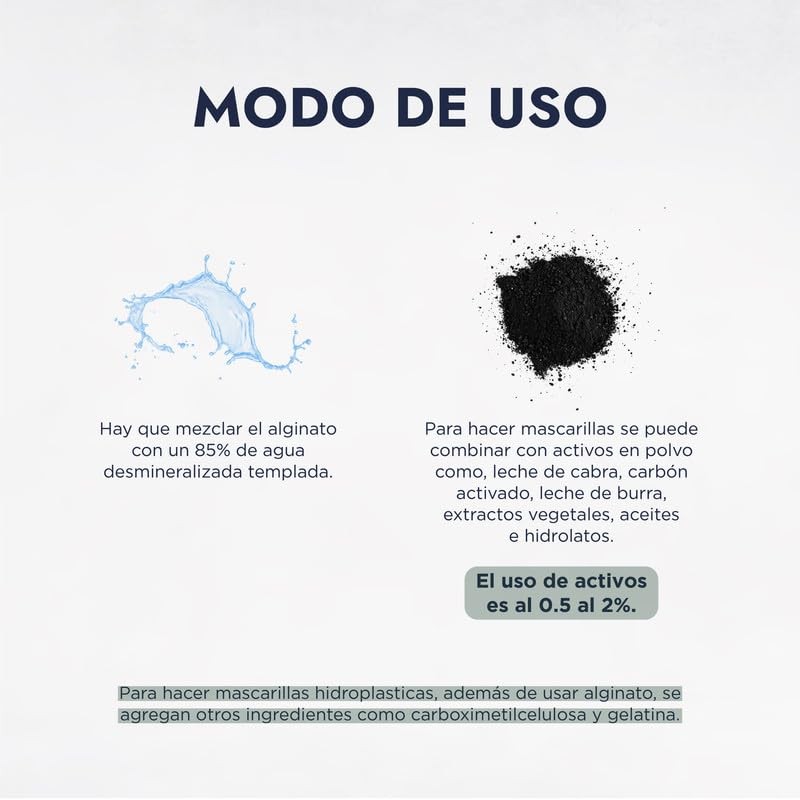 Hebbe - Alginato de Sodio, Gelificante y Espesante Natural para