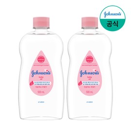Johnson's Baby Baby Oil 500ml x2 / 존슨즈베이비 베이비 오일 500ml x2