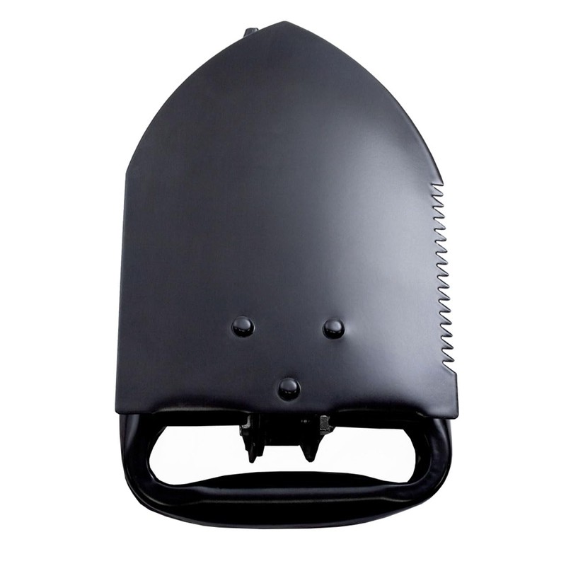 SOG Entrenching Tool- 18.25 Inch Folding Survival Shovel with Wood