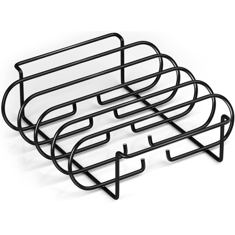Sorbus® Non-Stick Rib Rack - Porcelain Coated Steel Roasting Stand