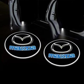 KLIFE LIMITED  2Pcs LED Car Door Projector Welcome Light for Honda Civic/Accord/CR-V/Fit/HR-V/Vezel/Odyssey:_MAZDA