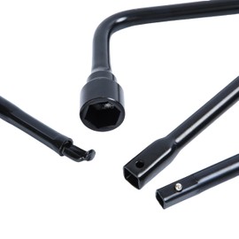 KECEYU Spare Tire Tool Kit with Spare Tire Jack Handle and Wheel Lug Wrench Compatible with 1999 to 2019 Silverado Tahoe Avalanche Suburban Sierra Yukon 2002-2018