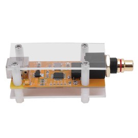 USB Sound Card Decoder PCM2706C USB Coaxial Digital Signal Output Adapter USB Digital Audio Decoder Converter Active Crystal Oscillator Copper Gold Coaxial Socket