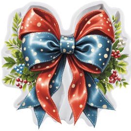 TAOXIBEI Christmas Bow Polymer Clay Mold Bowknot Silicone Molds for DIY Crafts Epoxy Resin Casting Air Dry Polymer Clay Plaster Jewelry Making