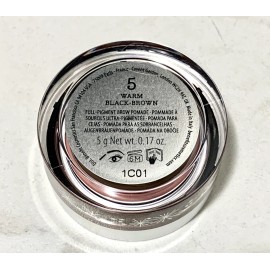 Benefit Powmade Brow Pomade - 5 Warm Black-Brown, full size NIB