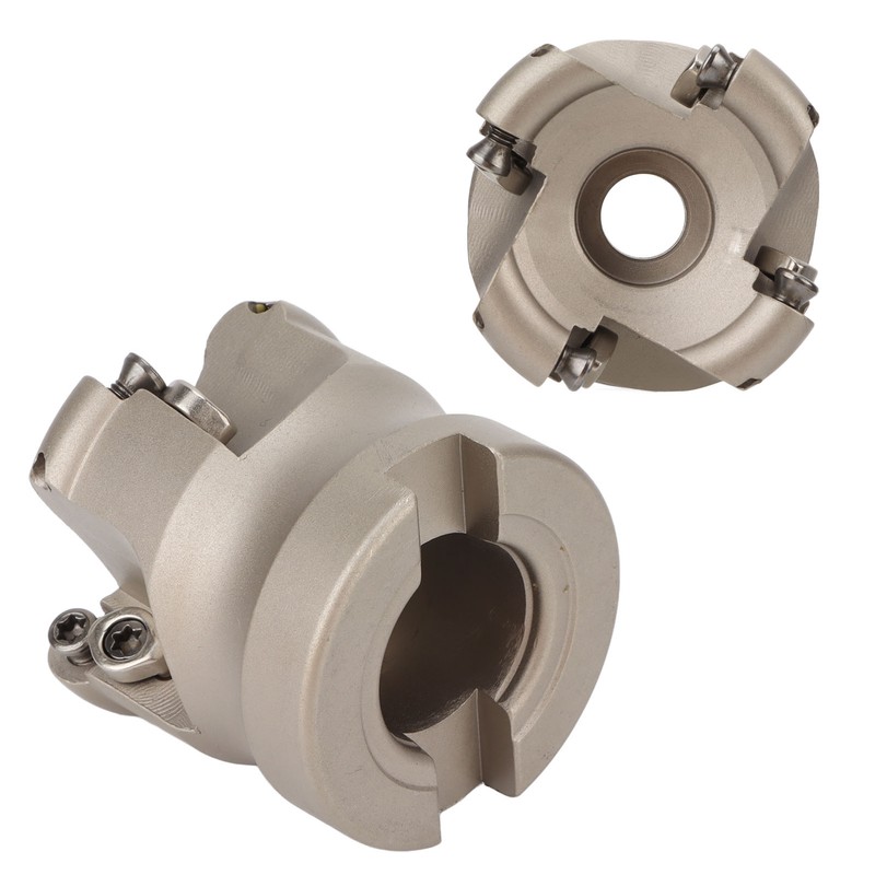 4 Flute Face Mill Head Spiral Offset CNC Lathe Milling