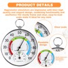 Hygrometer Analog: WEGREAT 2 Pieces Precision Thermo-Hygrometer, Thermometer Hygrometer, Room