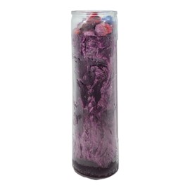 Bend Down to My FEET-Palm Wax Spiritual Intention Spell Candle-[Purple] | Vela CASA ESOTERICA PERFUMADA- (DOBLEGADO A MIS PIES)