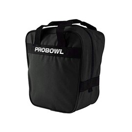 Pro Bowl Single Ball Tenpin Bowling Bag for One Ball & Shoes (Blue)