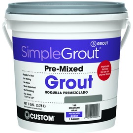 Gallon Delorean Gray Pre-Mixed Grout