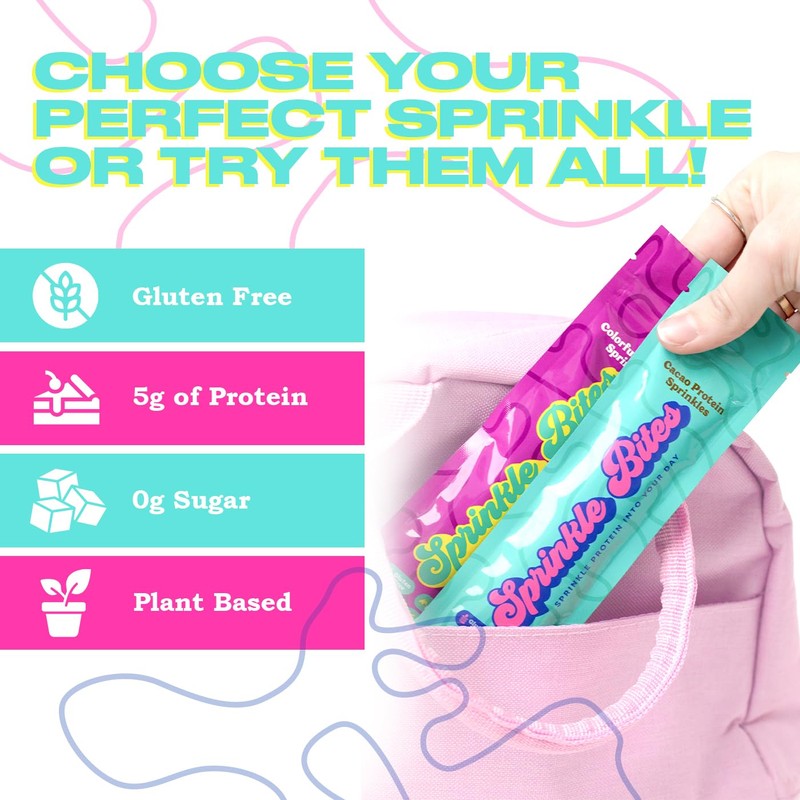 Sprinkle Bites - Cacao Sprinkles - 5 Pack - Brown