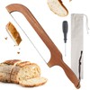 QikFas Sourdough Bread Knife,Bread Cutter, 15.7'' Serrated Bread Knife for