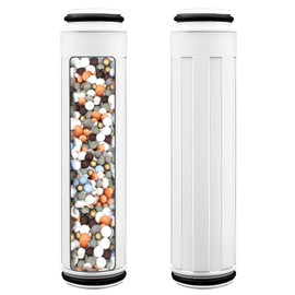 ZECARFA Shower Head Filter Replacement for Hard Water Compatible with FEELSO Shower Head Multi-Stage Shower Filter Cartridge Improve Water Quality