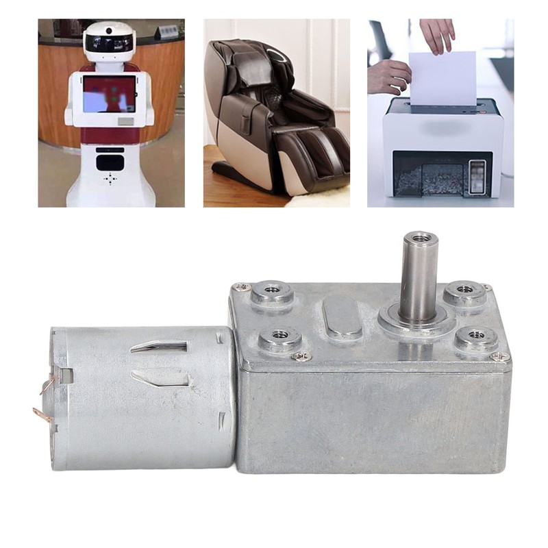 Worm Gear Motor Self Locking Reversible High Torsion Adjustable Speed