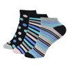 Pack of 6, 12 Pairs Ladies Trainer Ankle Socks -