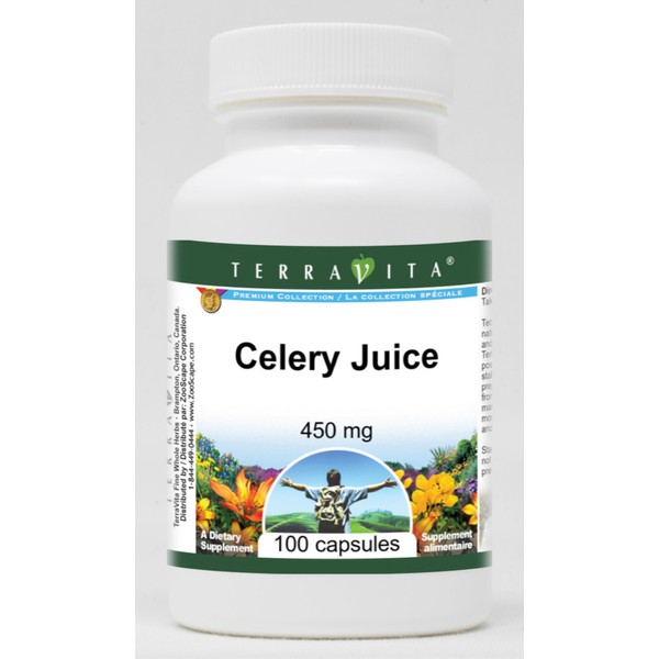 Celery Juice - 450 mg (100 Capsules, ZIN: 519636) -