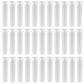 Bojueshaw 33pcs Floral Water Tubes,Clear Flower Water Tubes,Reusable Flower Water Tubes with Caps,for Keeping Flower Plants Fresh Flower Arrangements