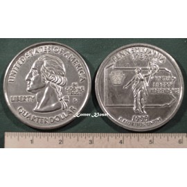 Big 3" Metal Replica of 1999 Issue Pennsylvania State Quarter - Paperweight