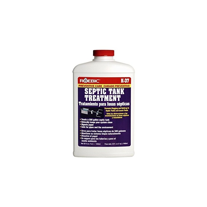 Roebic K-37 Q-12 Septic Tank Treatment 32 Ounces (1 Quart)