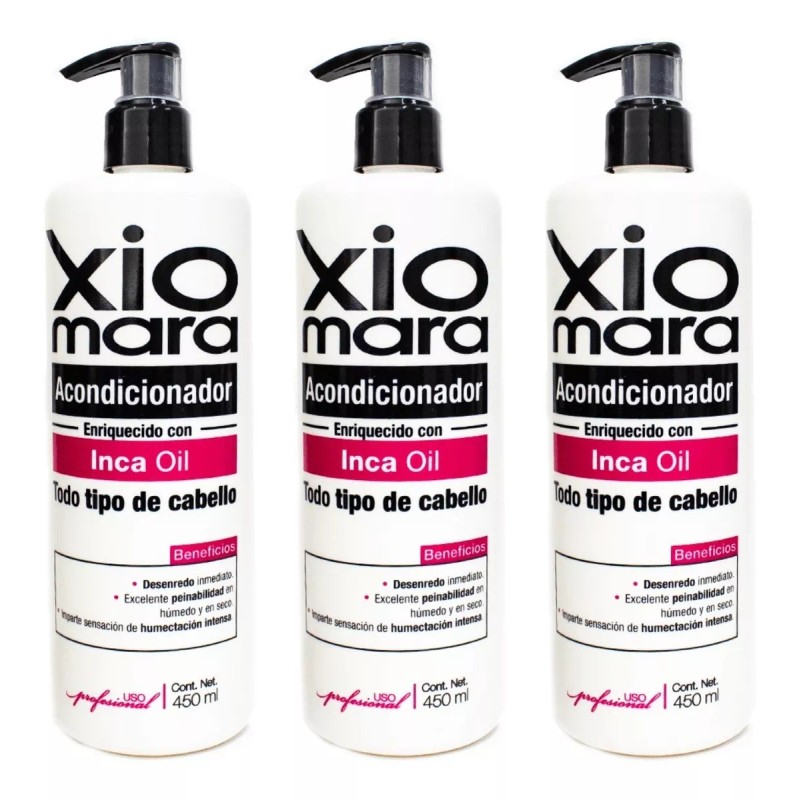 Xiomara 3 Acondicionador Inca Oil Desenredo Inmediato 450ml