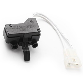 Seentech W10569603 Black Mechanical Dryer Door Switch - Replaces WPW10569603, 3022472, AP6023103 - Compatible with Whirlpool, Maytag, Kenmore, Crosley - Manual Operation