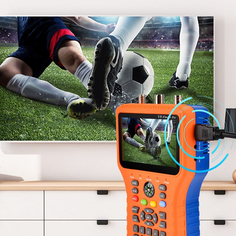 Satellite Finder V8 FINDER PRO2 FTA DVB S2 S2X Signal