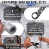 Angle Stop Removal Tool Nickel Plated Steel Angle Stop Wrench