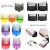 Premium 12 Pack Clipper Guards Cutting Guides w/Metal Clip/Color Coded
