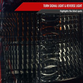 Carpartsinnovate Fits 98-05 Red Smoke LED Tail Brake Lights Left+Right