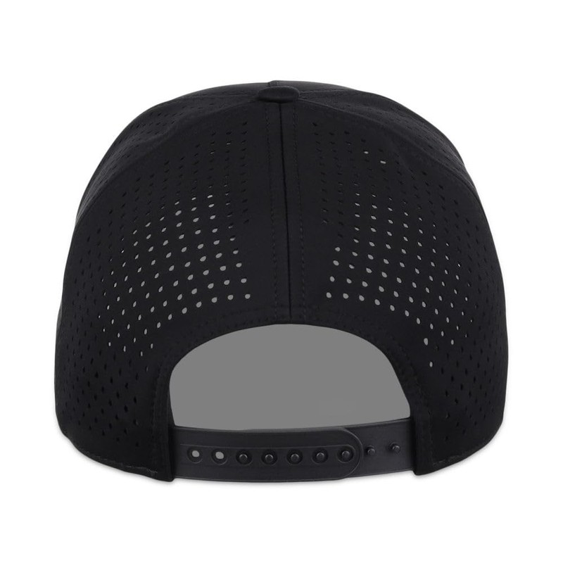Lids Tee Box 5-Panel Performance Tech Adjustable Snapback Cap, Black,