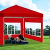 JANCANOPY Sidewall for 10x10 Straight Legs Canopy,3 Pack Sunwalls Only,